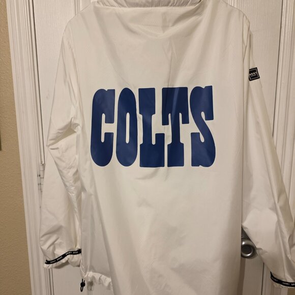 DKNY Indianapolis Colts Lightweight windbreaker in White - XL - EXCELLENT!! - Picture 3 of 8